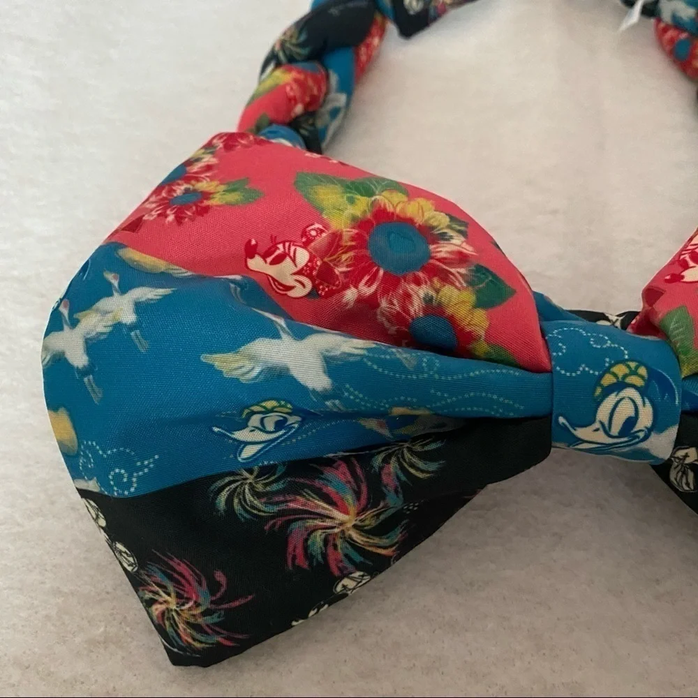 TOKYO DISNEYland BOW Braided Headband Summer Matsuri TDR